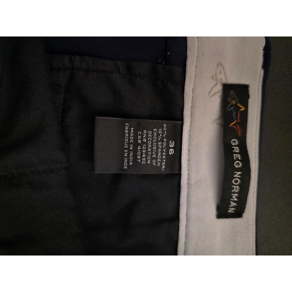 Greg Norman Men's Golf Short, Blue, Size 36
